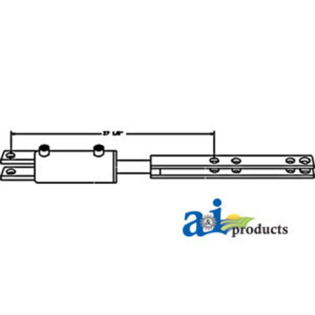 A & I Products Hydraulic Side Link Cylinder, Clevis Ends (3" Bore) 31.5" x5.5" x4" A-SLH102